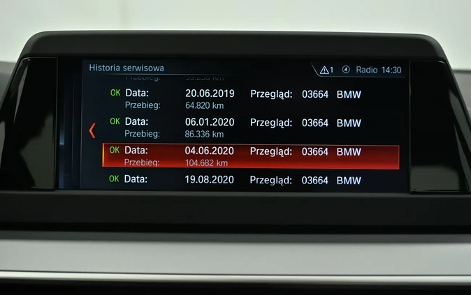 BMW Seria 5 cena 95000 przebieg: 194000, rok produkcji 2018 z Poznań małe 529